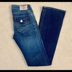 True Religion Distressed Becky Jeans, Sz 26 Nice